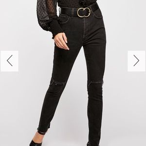 Free People Stella Black Jeans Never Worn✨